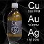 COBRE ORO Y PLATA COLOIDAL 150 PPM (FORMULA PRECIOSA "ANERGIA")